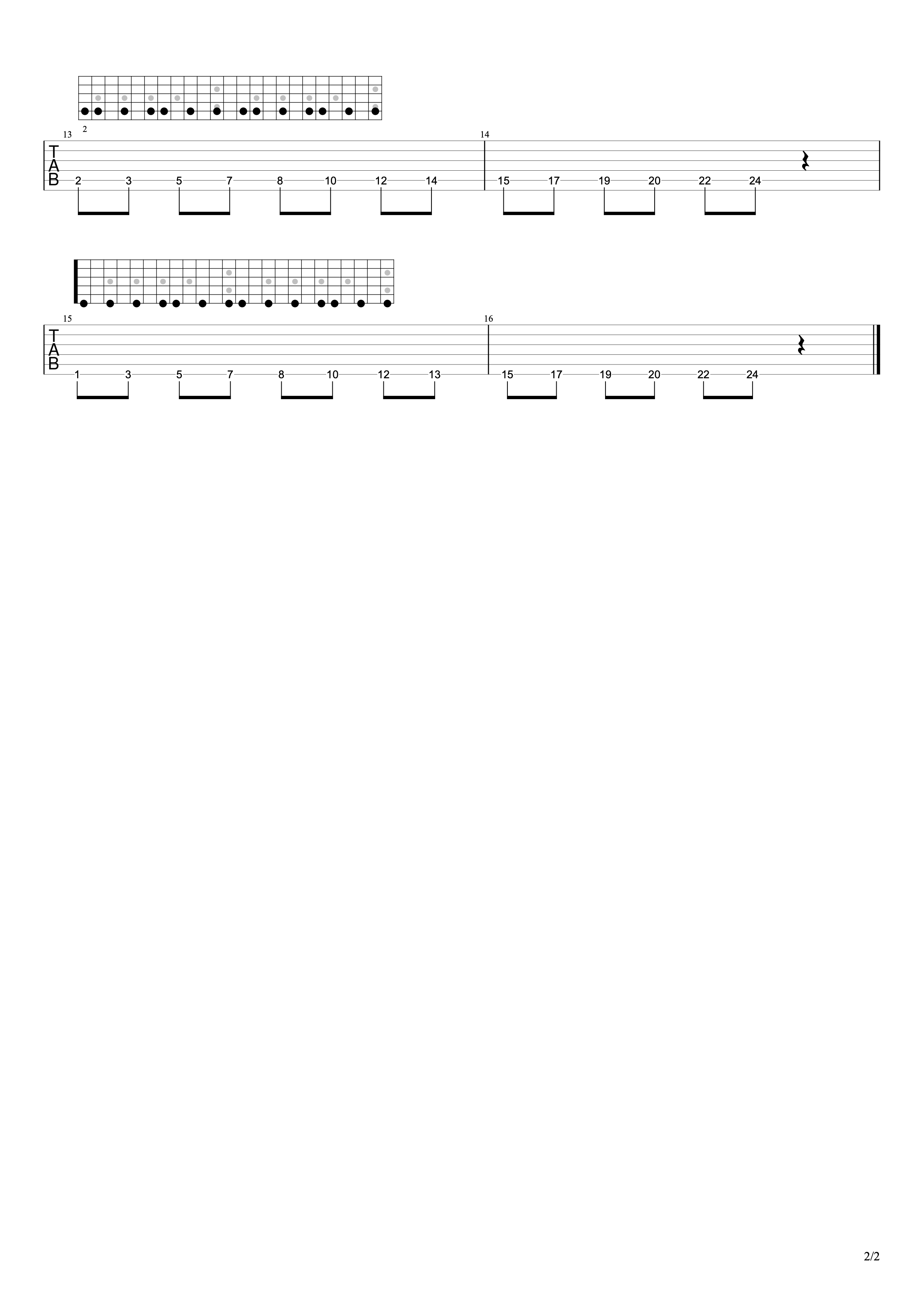 Single-string sequences, page 2