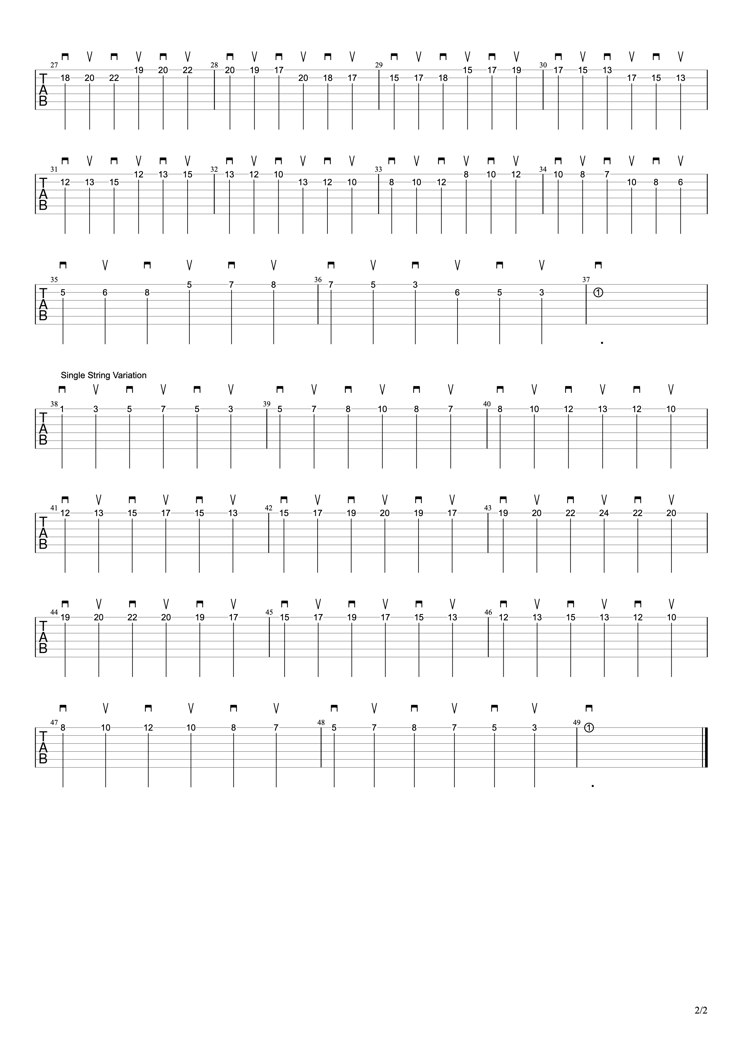 Variations, page 2