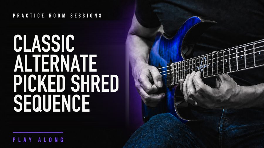 Classic Alternate Picked Shred Sequence