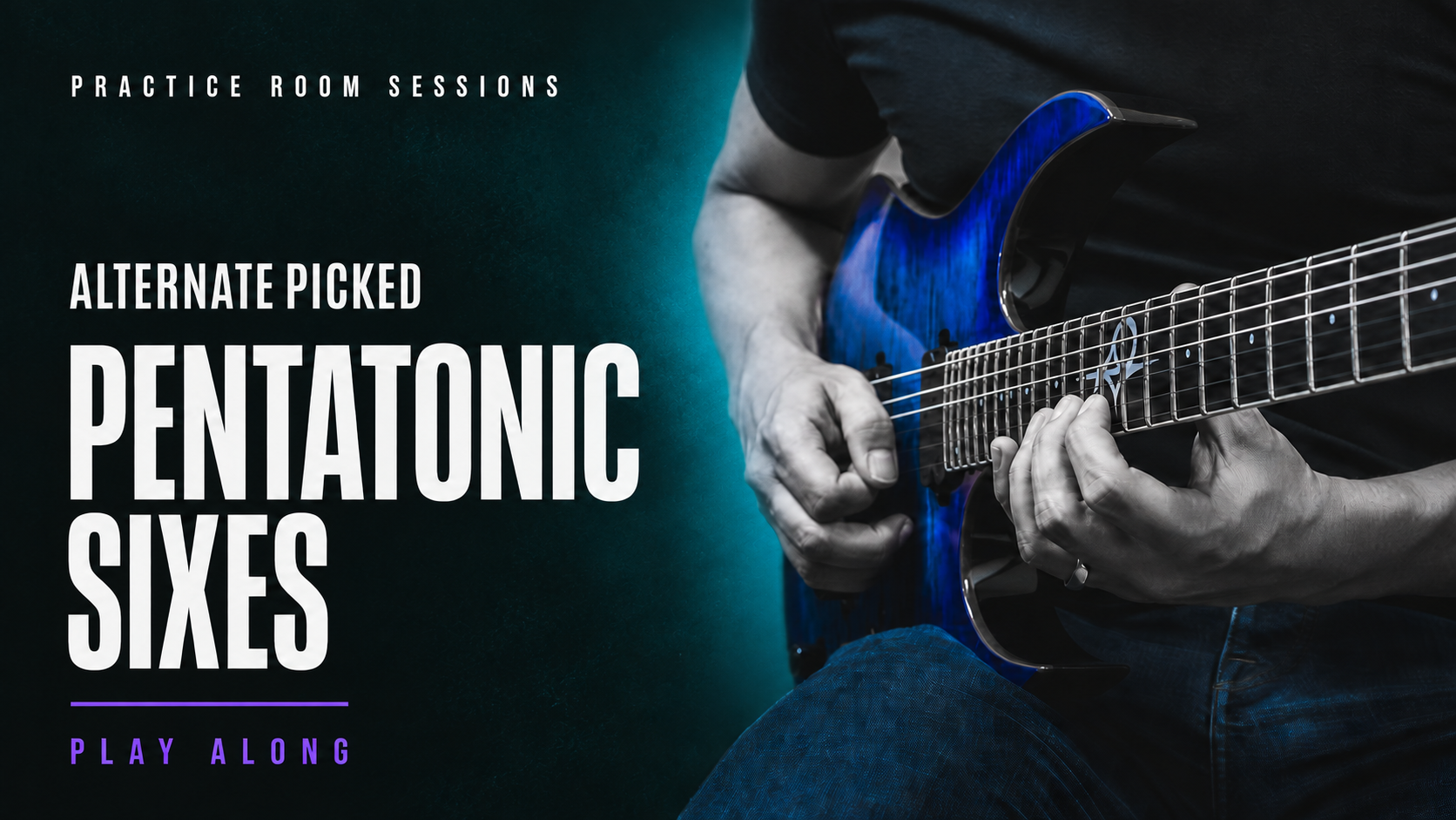 Alternate Picked Pentatonic Sixes
